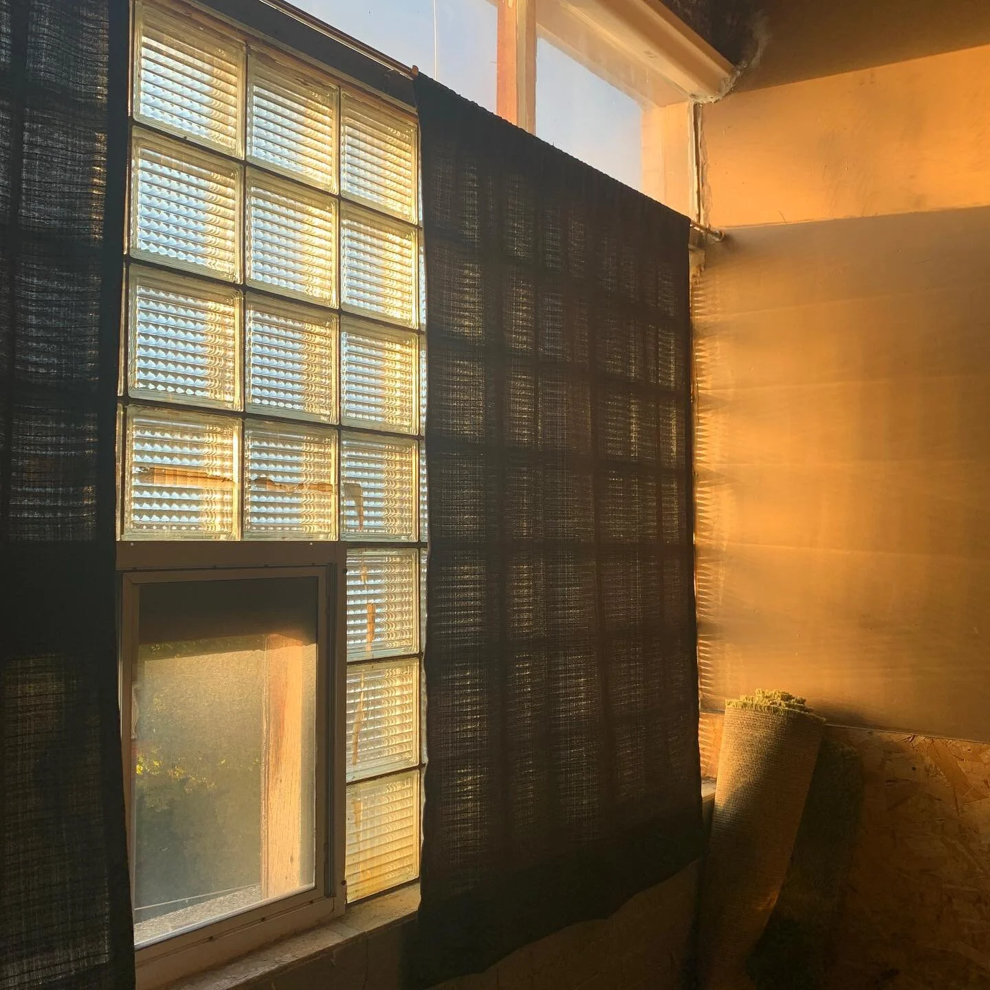 The nicest light in the recording booth a few weeks ago 🌅