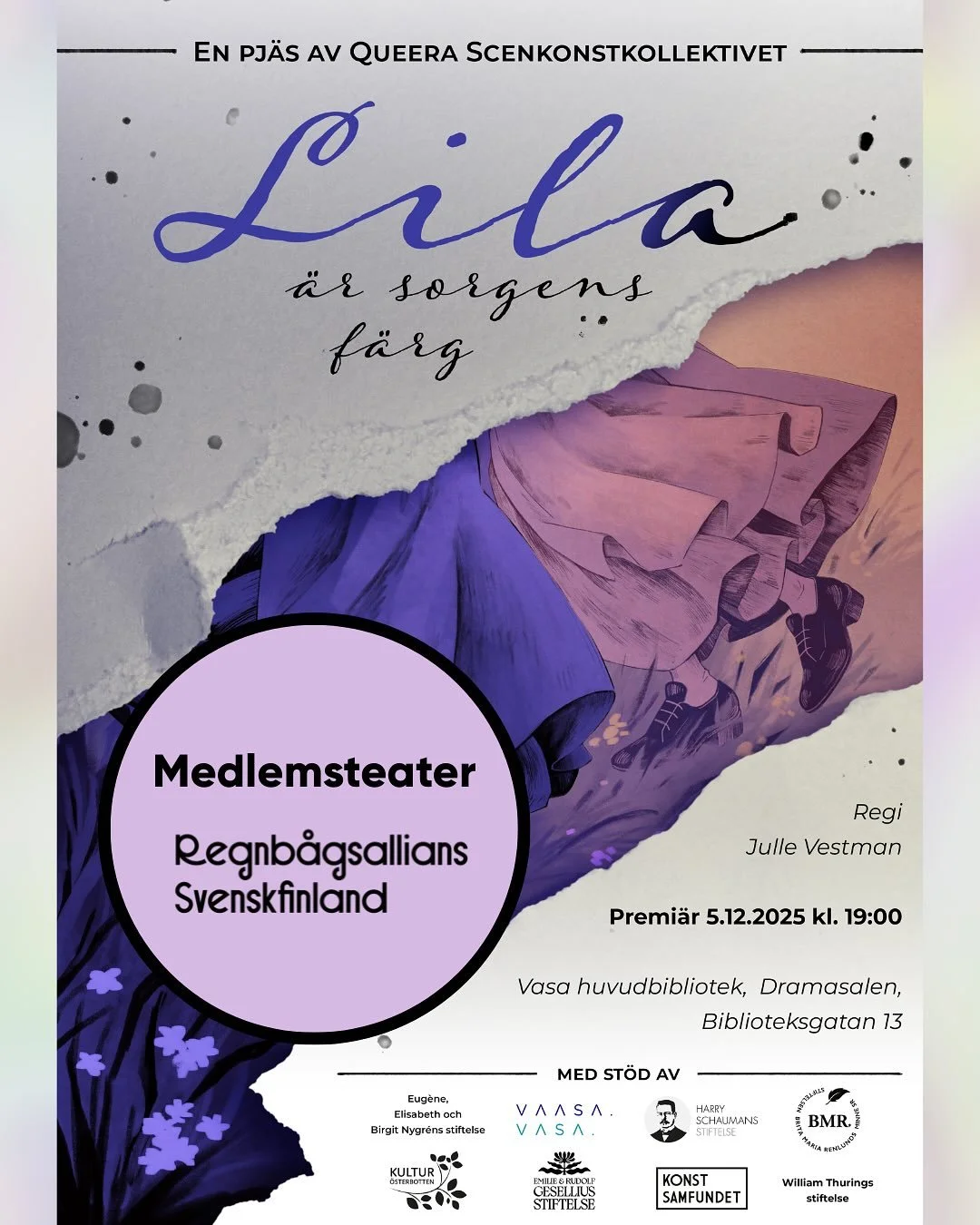 V&auml;lkommen p&aring; medlemsteater!⭐️🎭

Sashas mormor Aili har g&aring;tt bort. N&auml;r hen g&aring;r igenom hennes saker hittar hen brev fr&aring;n Ailis syster, Alma, som var lotta under forts&auml;ttningskriget. I breven ber&auml;ttar Alma om