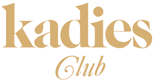 Text reading 'Kadies Club' in gold and beige colors.
