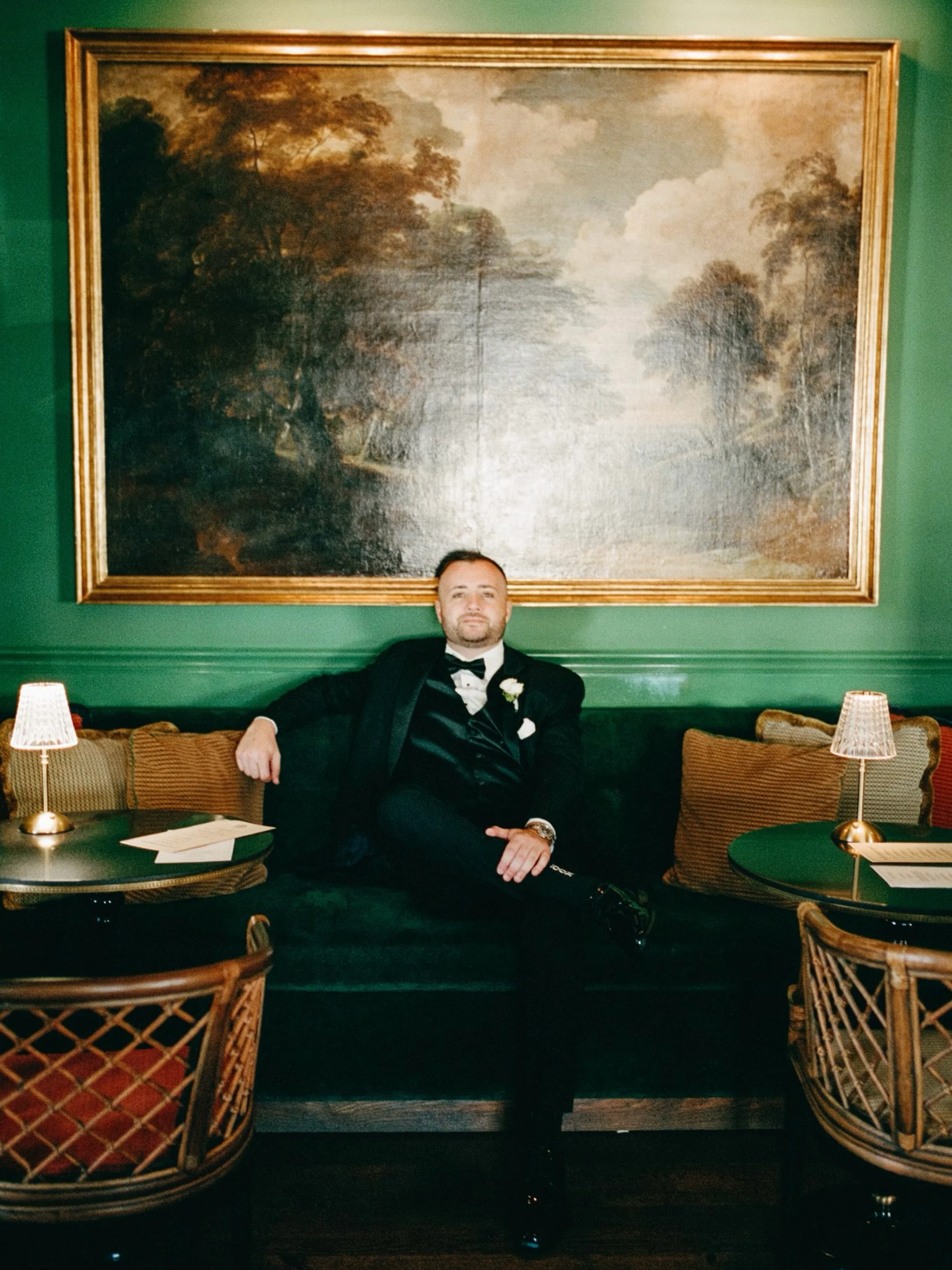 a groom on film 🫒