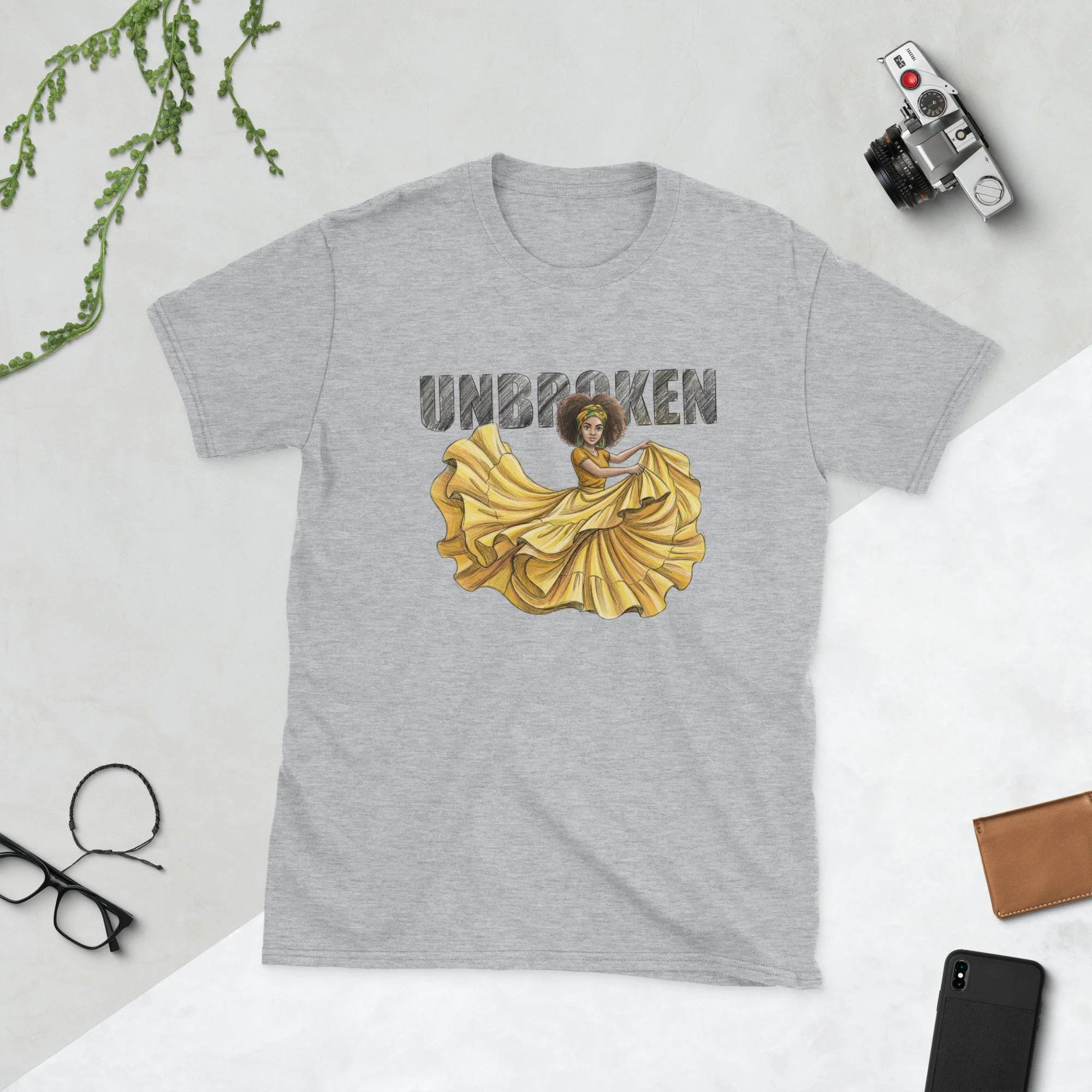 Unbroken Bomab dancer, Short-Sleeve Unisex T-Shirt