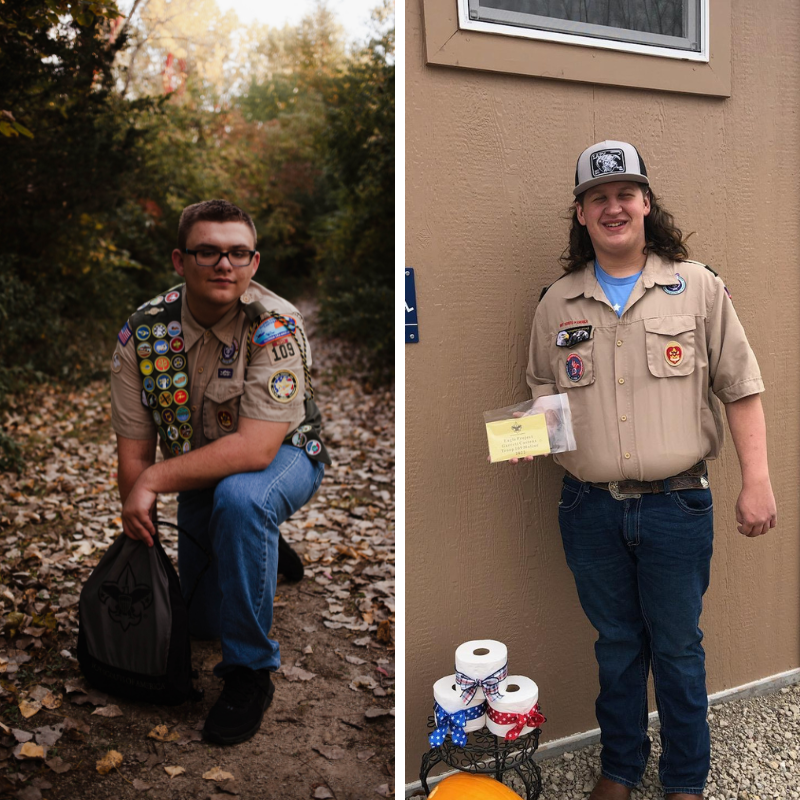 Eagle Scouts at Sacred Heart
