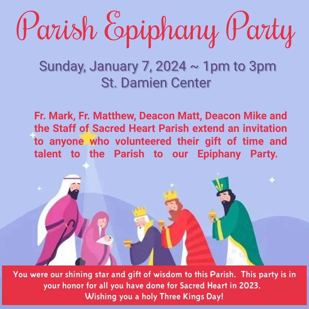 Epiphany Party 2024 — Sacred Heart Catholic Church, Moline, Illinois