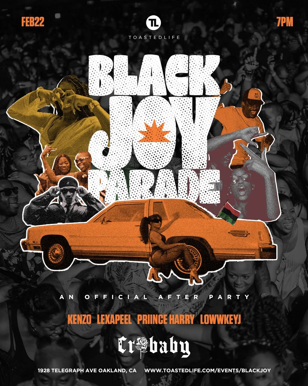 Black Joy Parade Official After Party Powered by Toasted Life