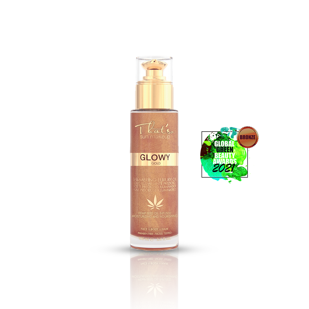 That'so Glowy Gold Body Shimmer Oil