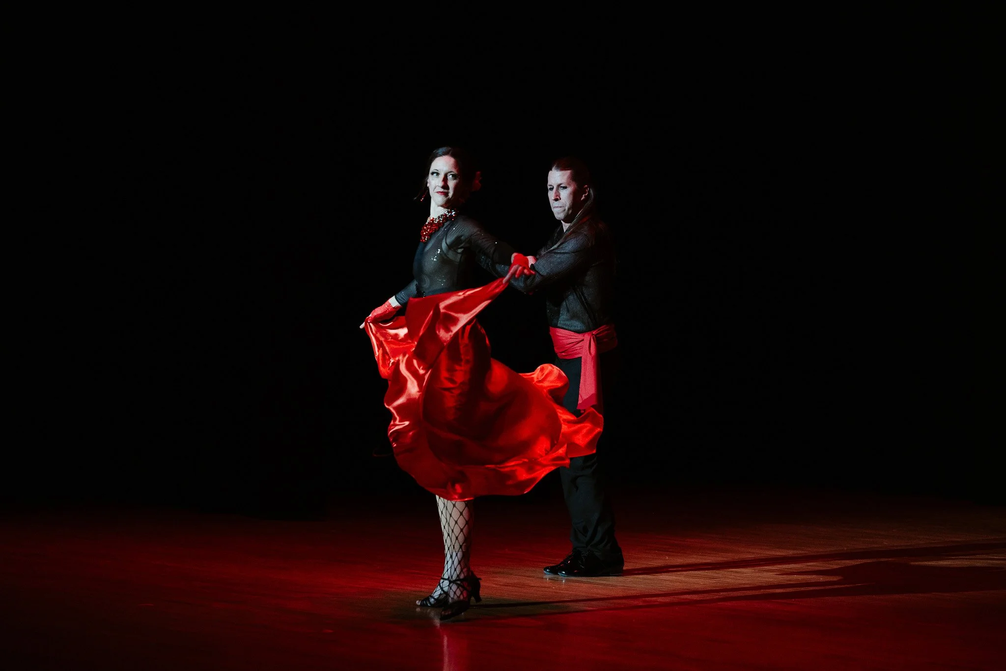 salsa dancing couple