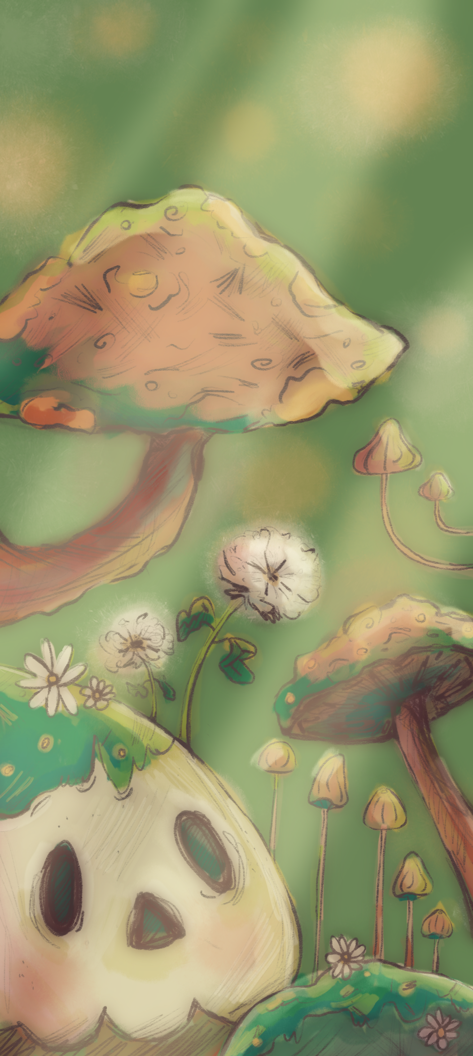 Forest Phone Wallpaper. 2021. Digital. 