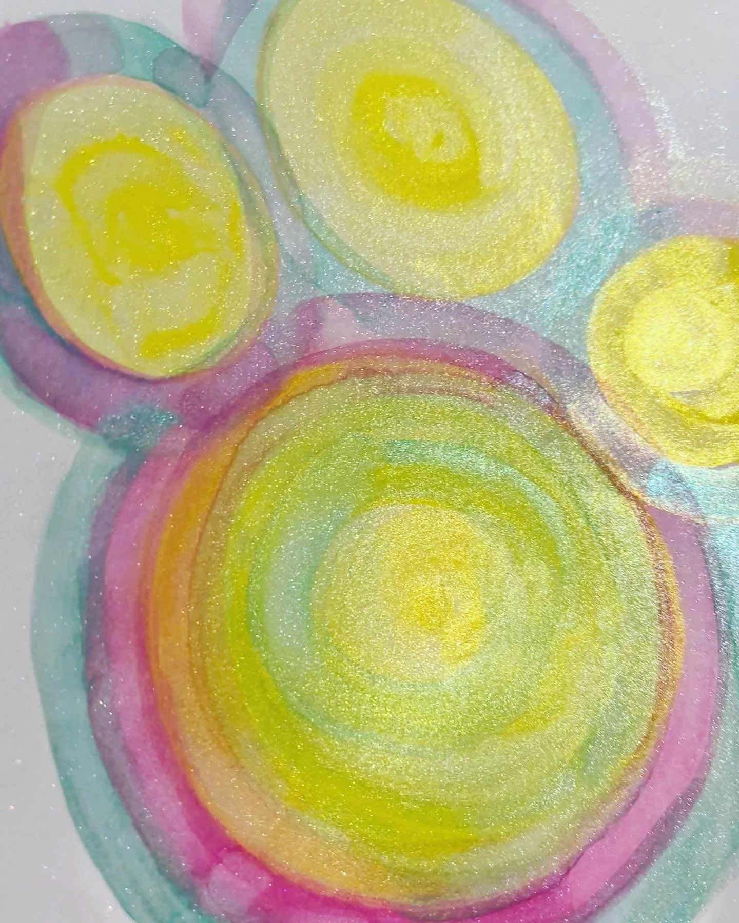 Purity, watercolor on mixed media paper, 6 x 8 inches