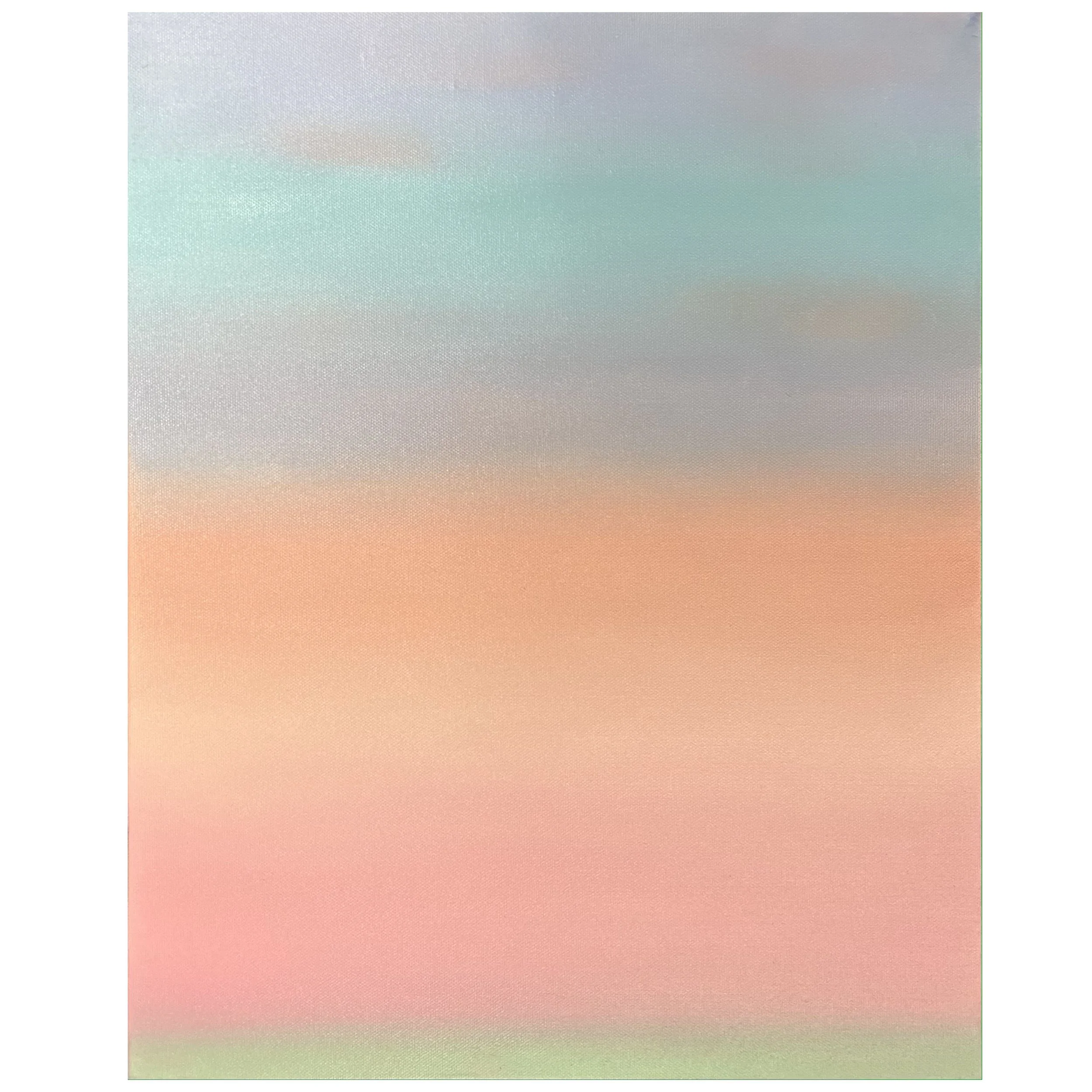 Beloved I Painted the Sky for You, oil on canvas, 16" x 20"