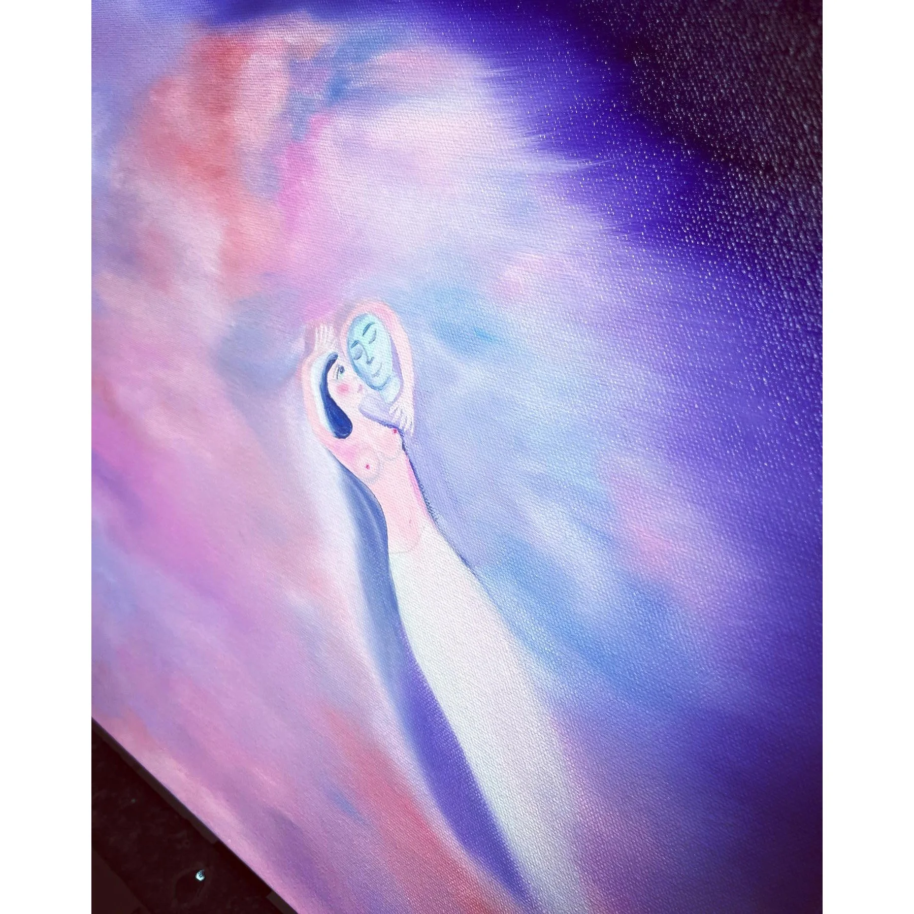 You've Been to Heaven it Seems, oil on canvas, 16" x 20"