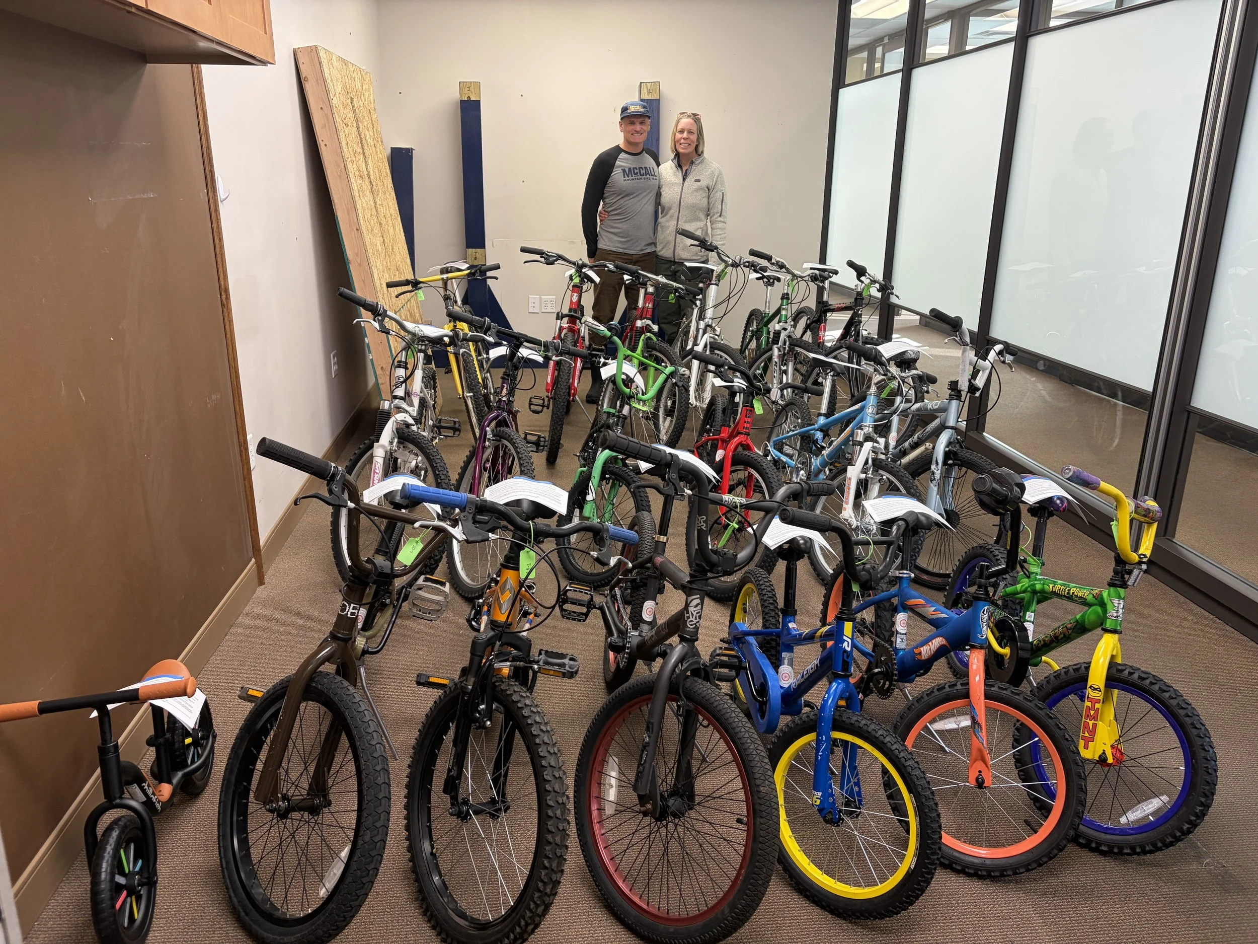 Bike Drop Off for Cram the Van