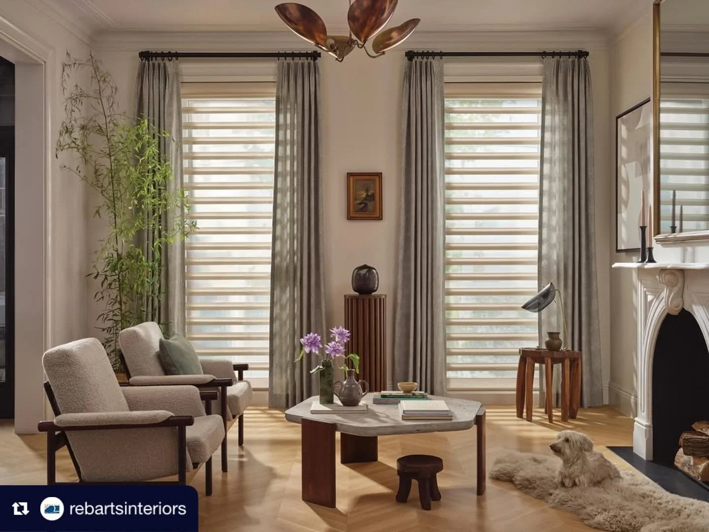 Repost from @rebartsinteriors
&bull;
Beautiful light, beautiful living.
With their flowing fabric vanes and gentle illumination, Pirouette&reg; Window Shadings add depth, softness, and modern elegance to your living space.
Ready to elevate your windo