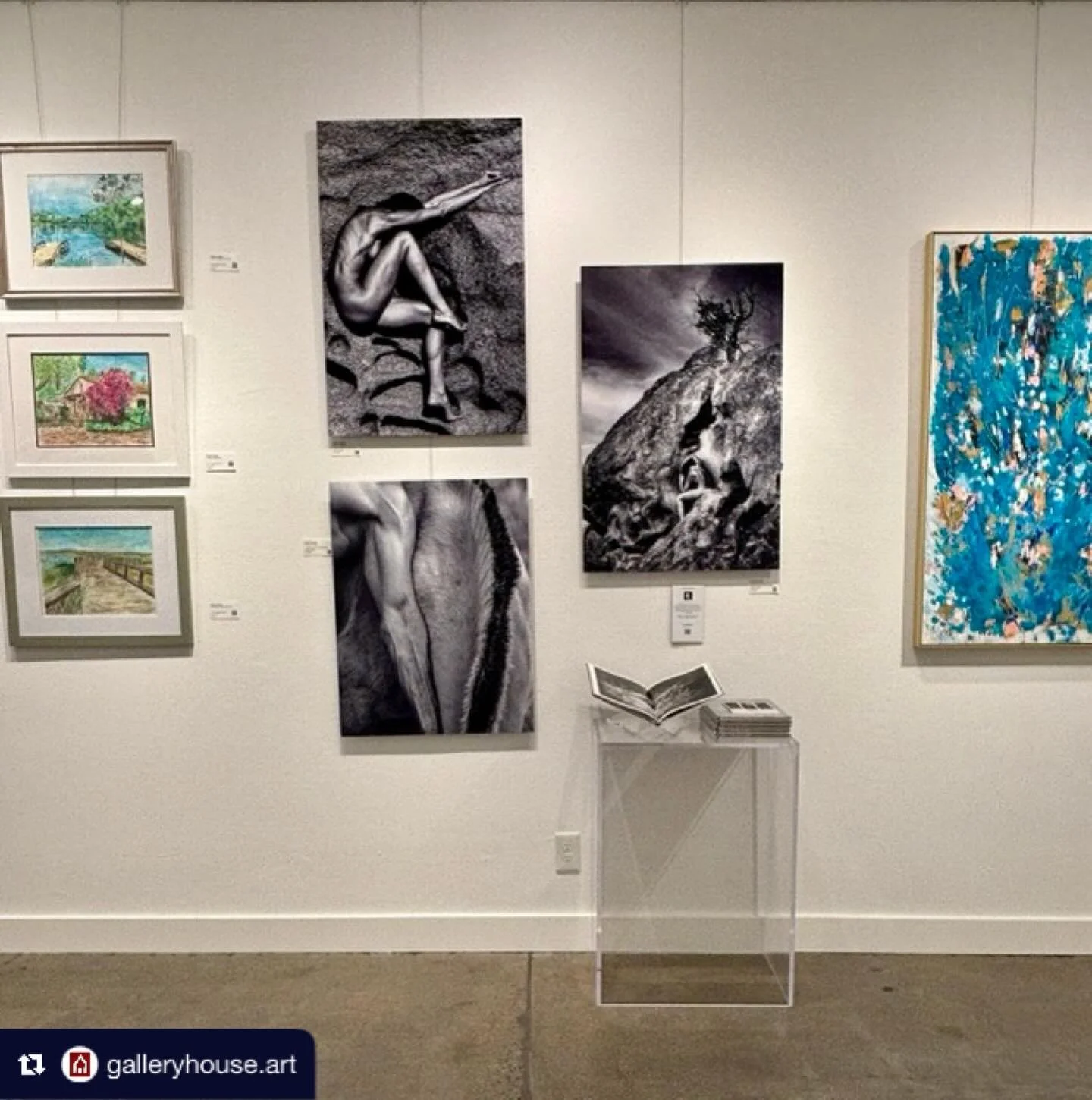 Repost from @galleryhouse.art
&bull;
Azita Gandjei (@azitagandjei) explores how patterns across myths and science inform how we construct realities. Her childhood &lsquo;filled with science, poetry and storytelling&rsquo; compels her to explore these