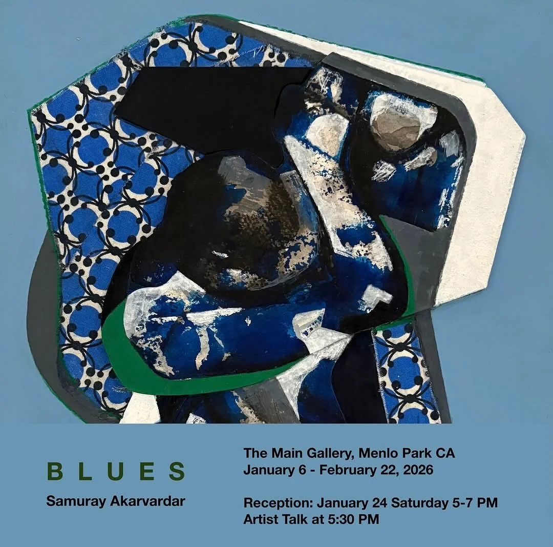 Repost from @themaingallery
&bull;
The new exhibition at @themaingallery

B L U E S

Featured artist
Samuray Akarvardar 

January 6 &mdash; February 22

RECEPTION
Saturday, Jan 24, 5pm&ndash;7pm
ARTIST TALK 5:30pm

The Main Gallery
883 Santa Cruz Ave