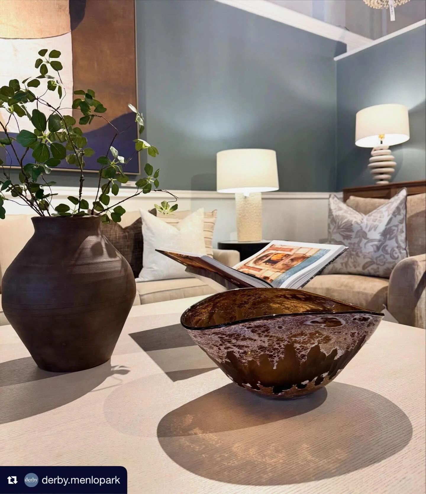 Repost from @derby.menlopark
&bull;
A new year calls for a fresh space! Discover our newest furniture, art &amp; accessories ✨