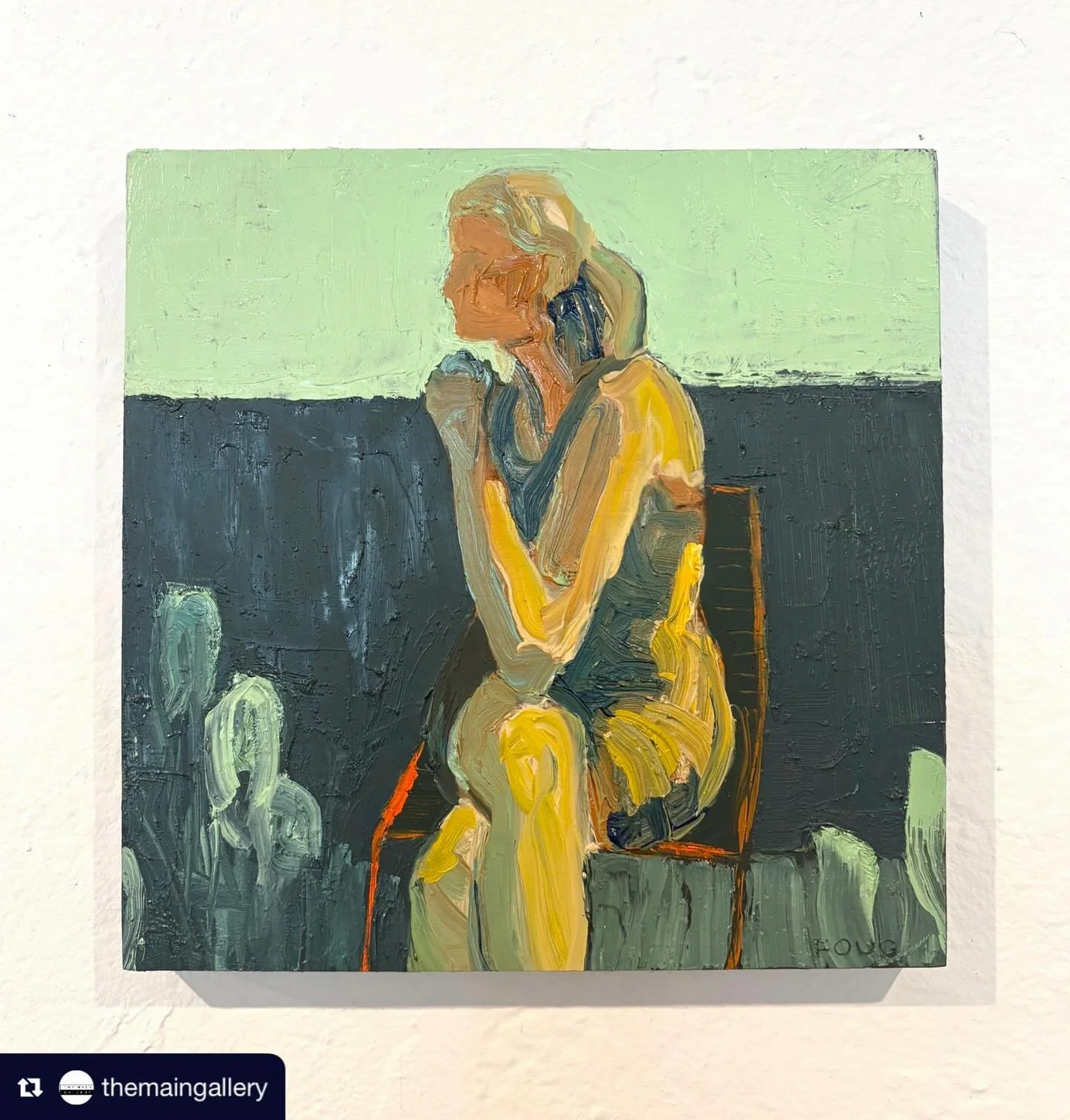 Repost from @themaingallery
&bull;
Julia Foug, from Exploration series, oil on panel, 10x10 in

 
E X P L O R A T I O N S

Featured Artist Julia Foug
@juliafoug.art

​​February 24 &mdash; April 12, 2026

Julia is an oil painter based in Palo Alto who