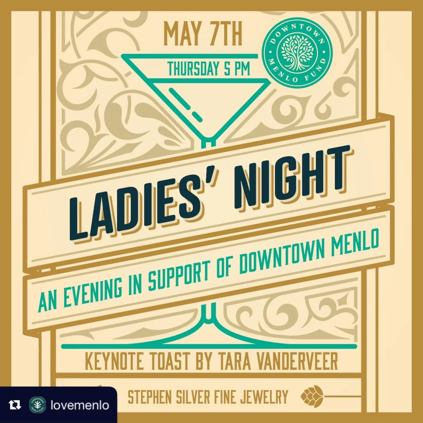 Repost from @lovemenlo
&bull;
Grab a ticket fast at www.menlo.rsvp! Downtown Menlo Fund is hosting their first fundraiser, with proceeds going directly into projects to improve Downtown Menlo.