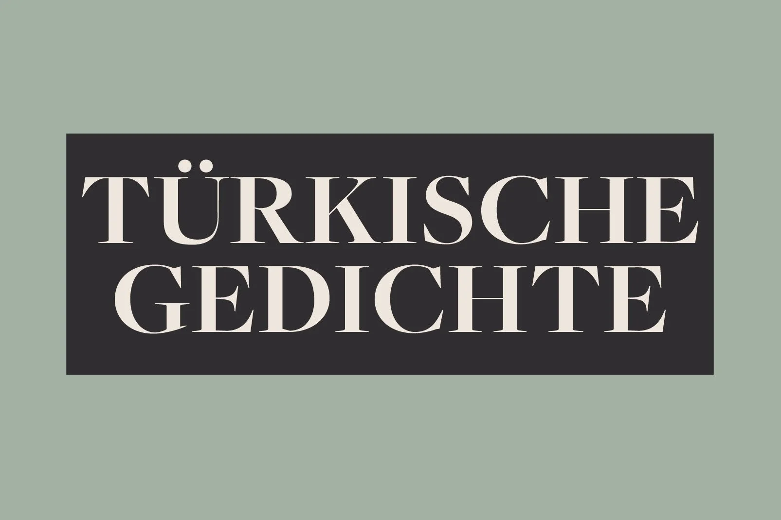 Türkische Gedichte vom 13. Jahrhundert bis heute