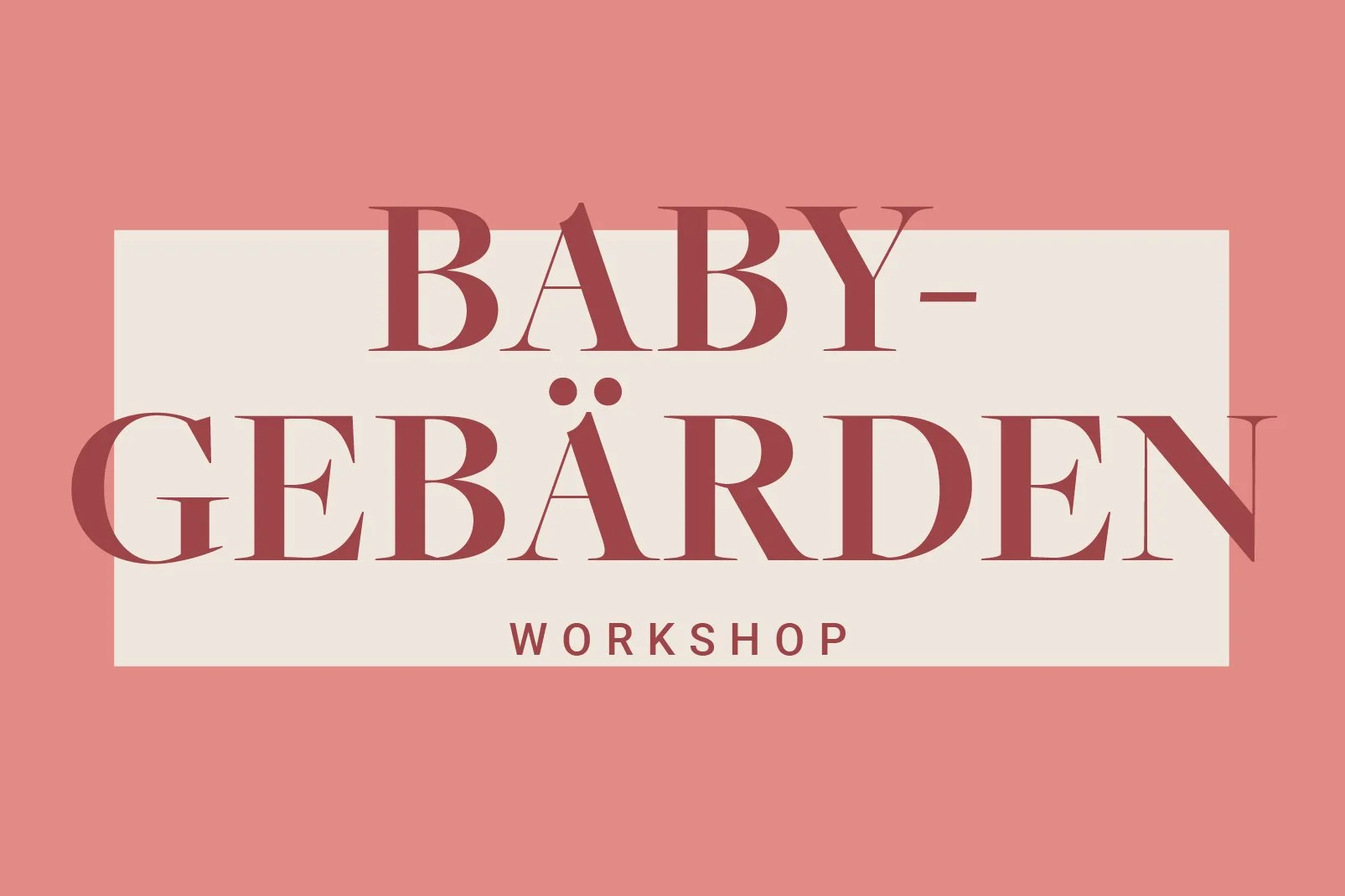 ABGESAGT! Babygebärden – Workshop (für Eltern u. Interessierte)