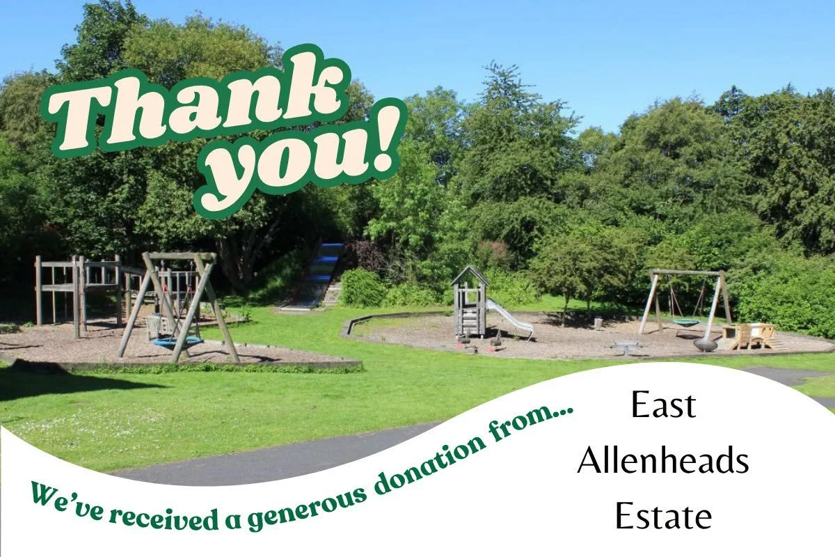 Generous Donation from East Allenheads Estate Boosts Allendale Play Park Appeal
