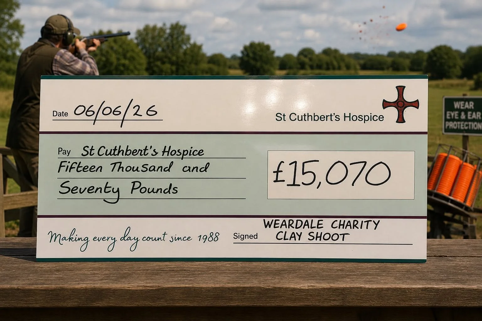 Weardale Charity Shoot Raises Exceptional £15,070 for St Cuthbert's Hospice
