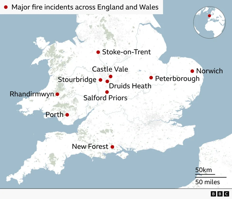 Wildfire 'overlooked' as it was in the North - MP