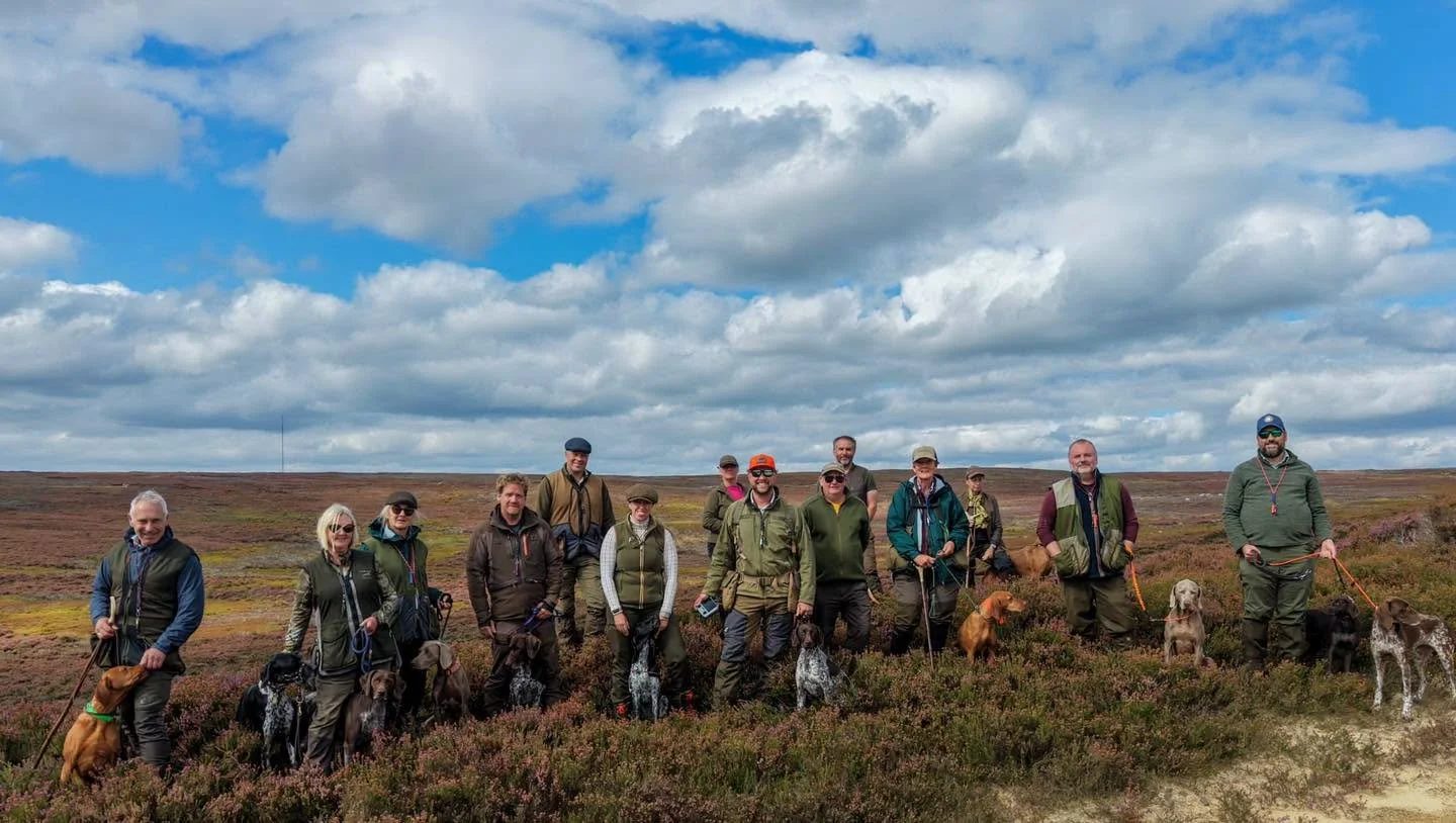 Pointers on the Moor: HPR Training Days Raise Over £1,000 for Local Charity