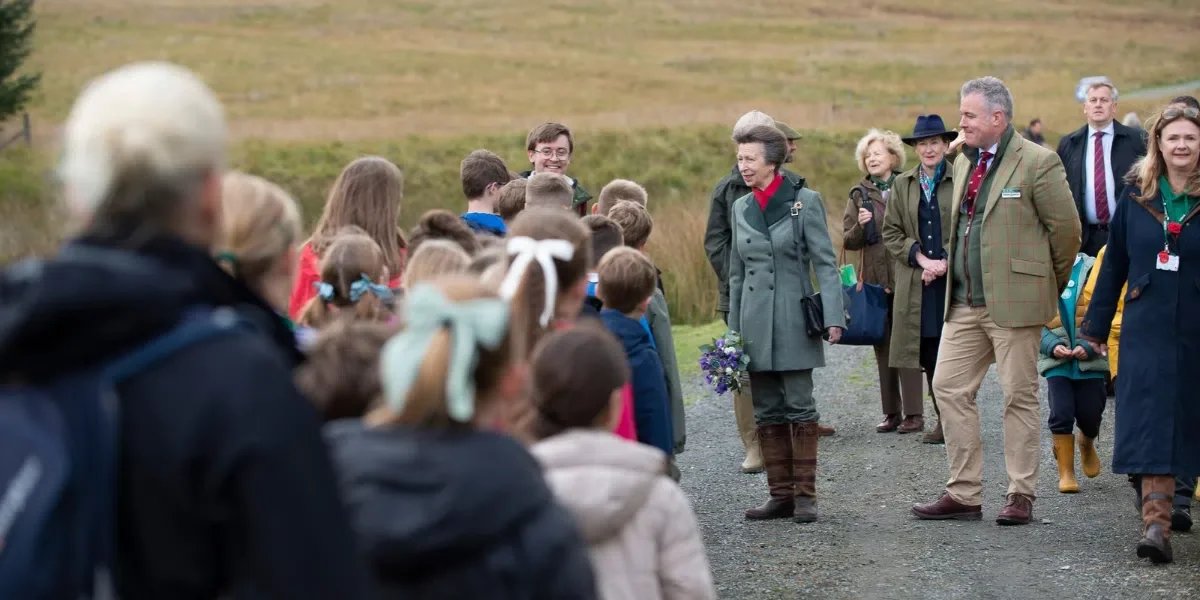 Princess Royal Joins Pupils on the Bowland Moors as Let’s Learn Moor Turns Ten