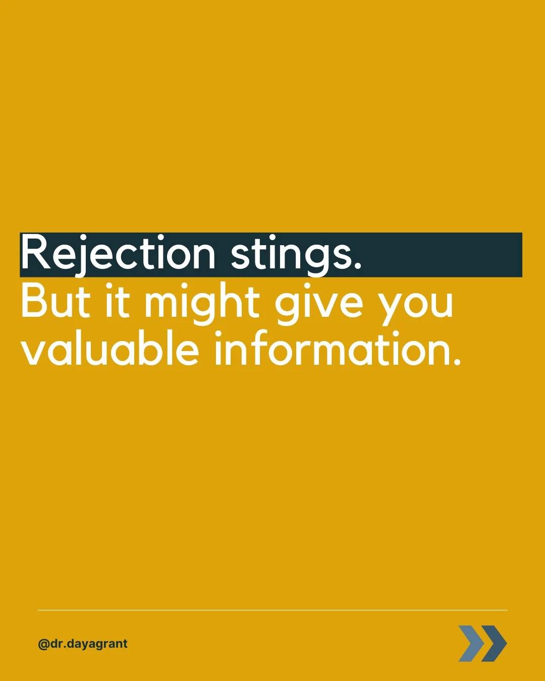 I&rsquo;ve been thinking a lot about how much we personalize outcomes.⁠
⁠
How quickly a &ldquo;no&rdquo; becomes a full-fledged story about who we are, what we're worth, or where we&rsquo;re headed.⁠
⁠
In tomorrow's Beyond Goal Setting workshop, we'r