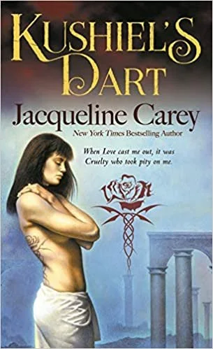 Cover art for original edition of Kushiel's Dart by Jacqueline Carey