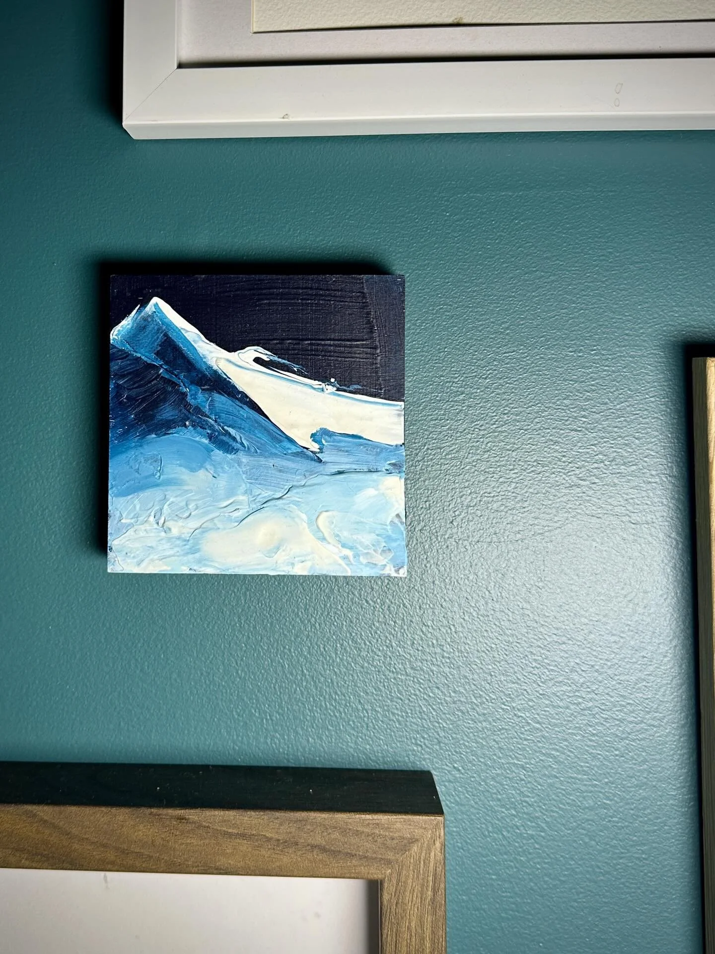 Adorable mini landscapes for hanging or displaying anywhere. 🎁Available on my website. 🔗links in my bio 

#giftideas #homedecor #landscapepaintings #affordableart