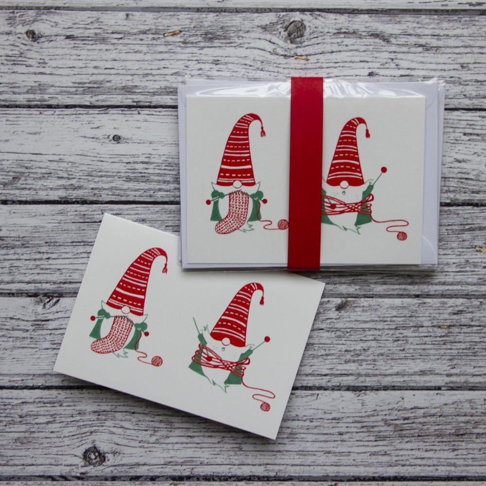 Knit Gnome Cards