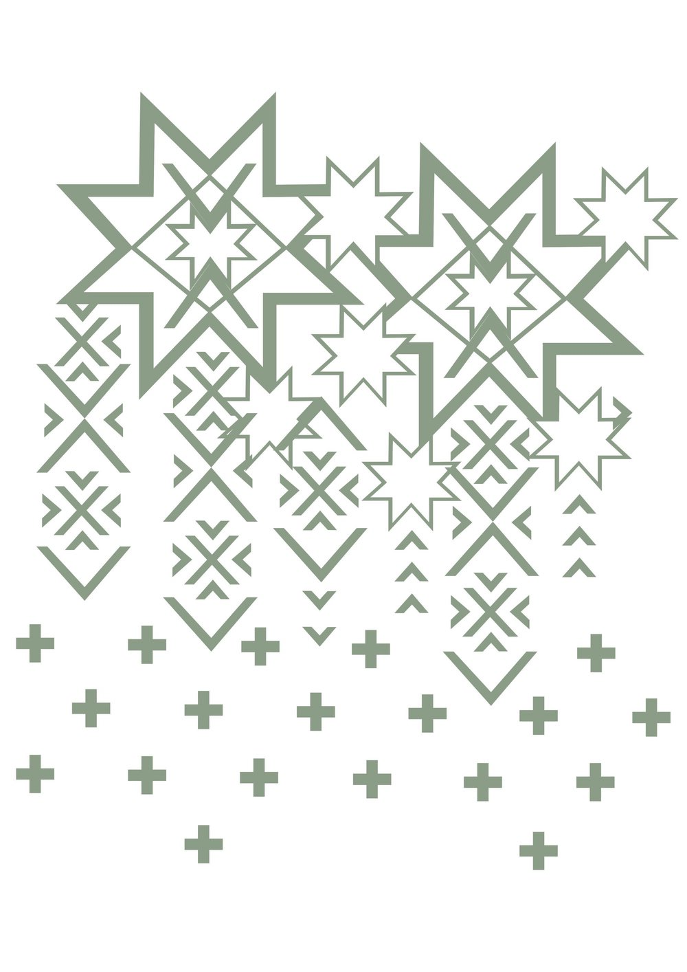 Illustrator file of more finalized pattern