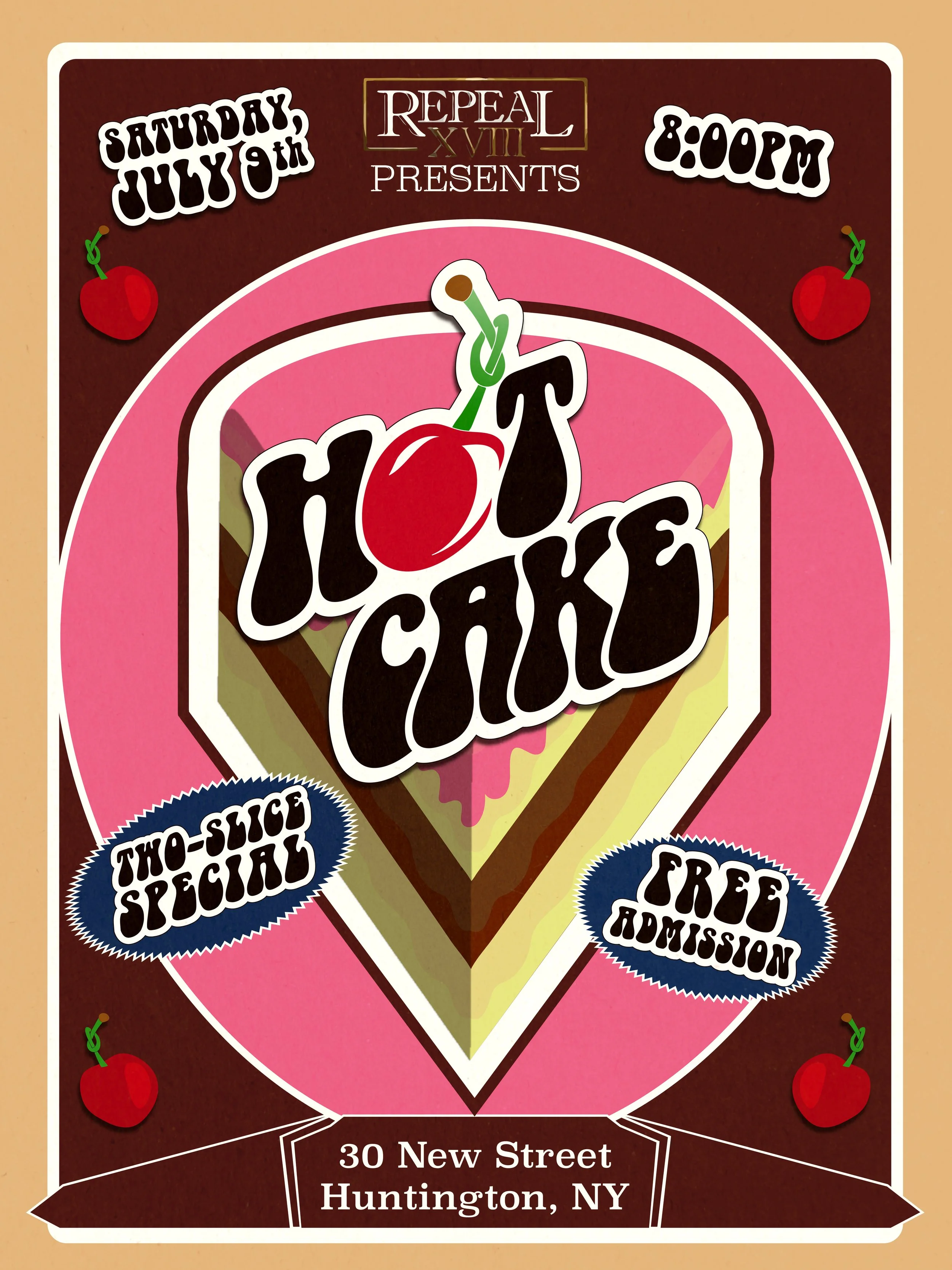 Hot Cake Show Flyer