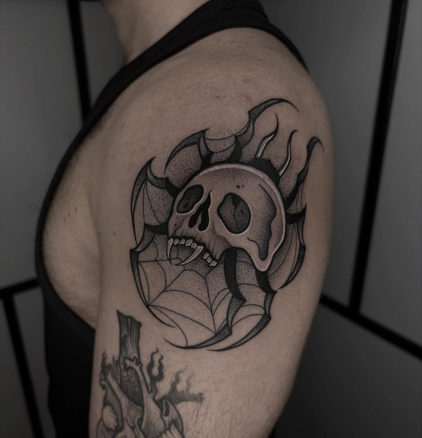 Flash piece for @_keatonwhite_ who has been getting tattooed by me from the very start 😭❤️ appreciate you 

Message me to book in!
✨Blackwork/ornamental/dotwork tattoos✨ 

#belfast #belfasttattoo #belfasttattoos