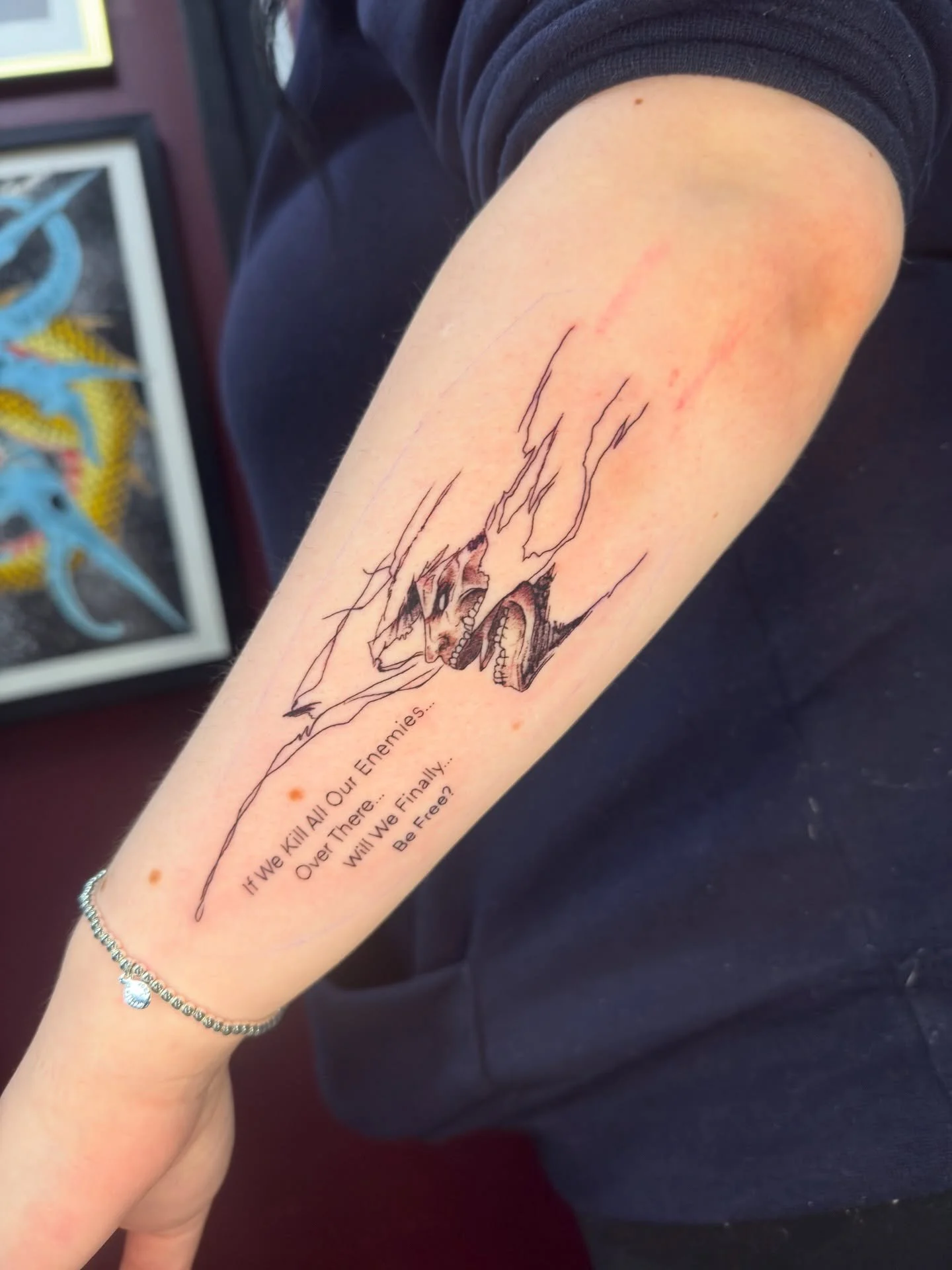 Little one done recently 
#smalltattoo #animetattoo #tattooartist