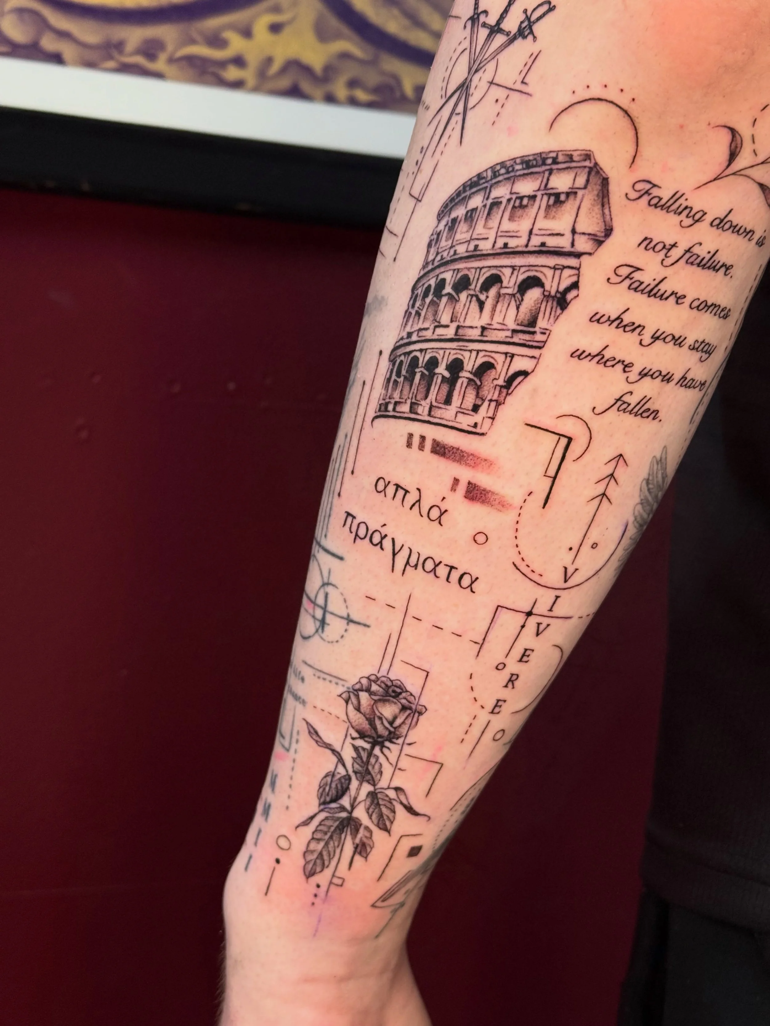 Finished the last bit of this half sleeve. 
Such a fun design 😁
#newtattoo #tattoosbelfast #tattooartist #originaldesign