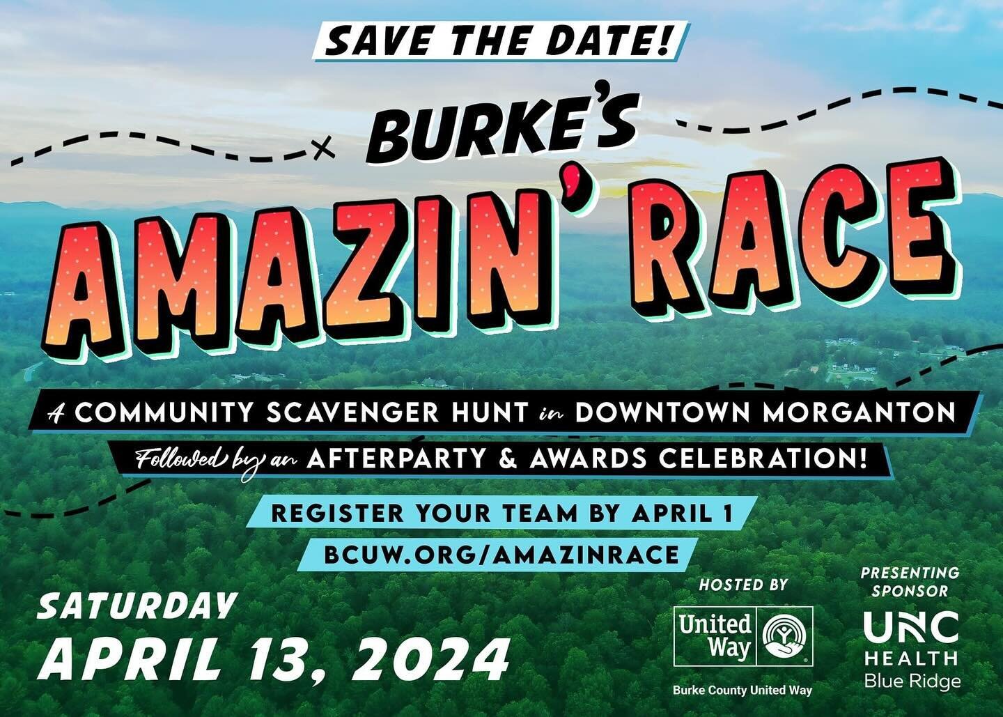 We are so excited for this! Let&rsquo;s get some #youngprofessionals teams together!
🏅Register your team by April 1st and learn more at https://www.bcuw.org/amazinrace (link in bio)
📍Burke&rsquo;s Amazin&rsquo; Race is coming up on Saturday, April 