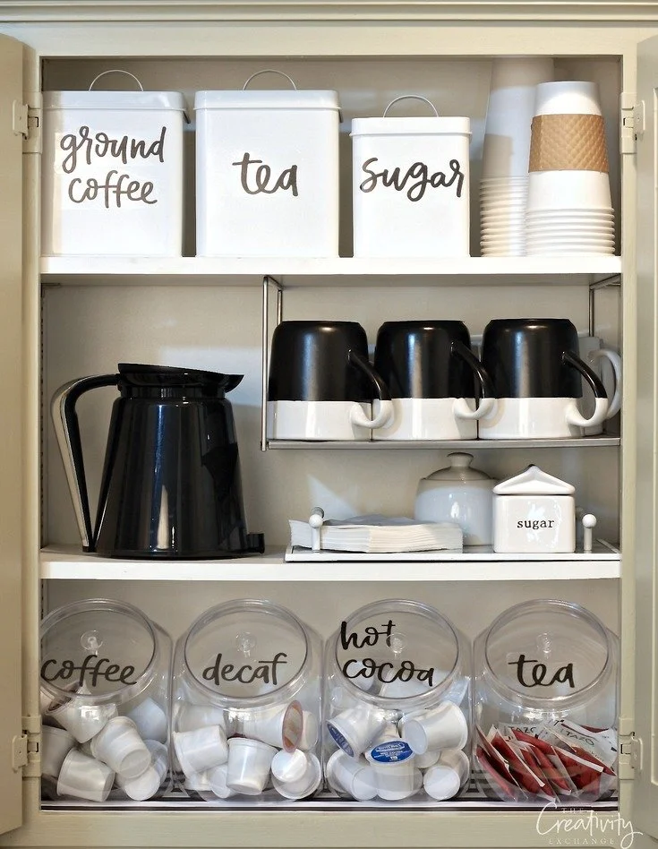 Simplify Your Home And Life Create A Coffee & Tea Station — SIMPLE HOME SIMPLE LIFE