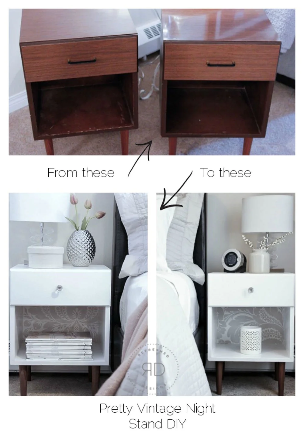 Reclaimed DIY Nightstands — SIMPLE HOME SIMPLE LIFE