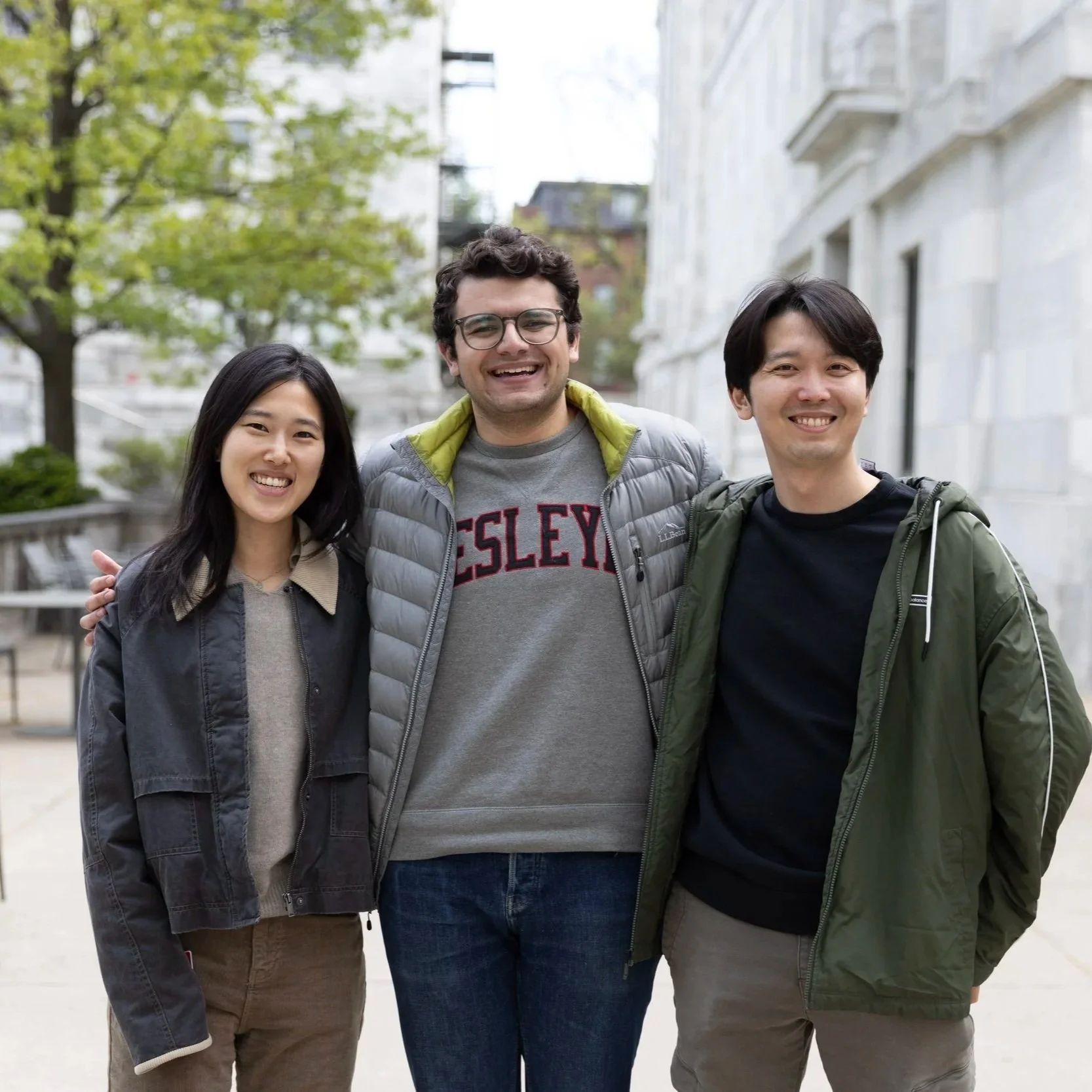 (left to right) Dongwon Lee, Catherine Channell, Matt Sampson, Alexandra Barry