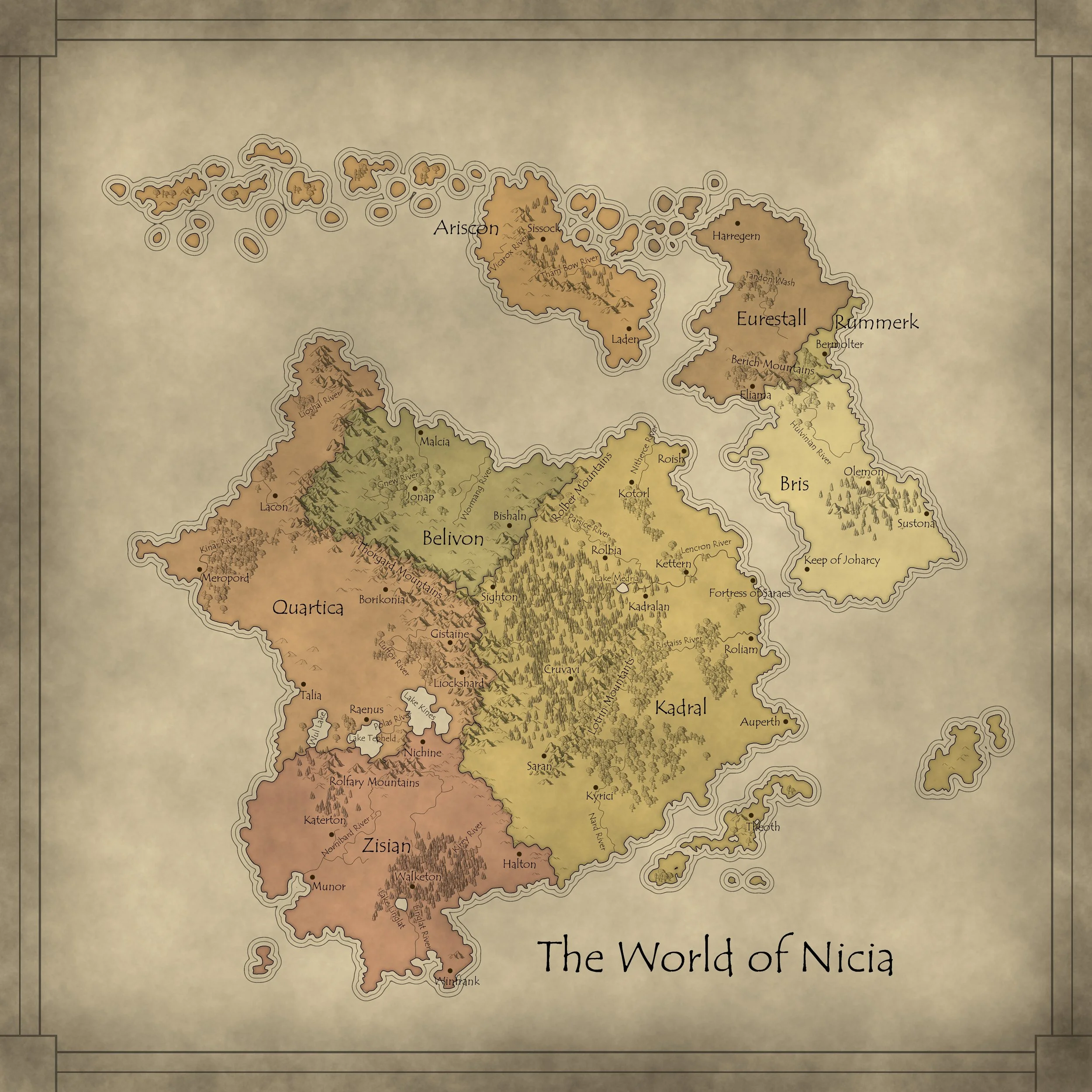 World Scripts Map Map for Script Summoner — J. and J. Heydorn
