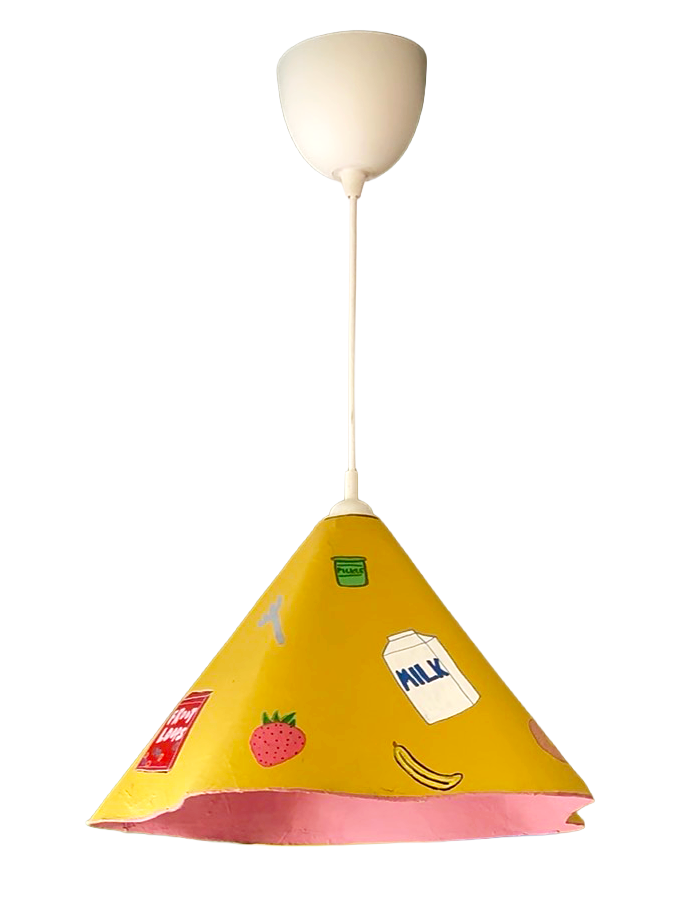 Paper Mache Lamp