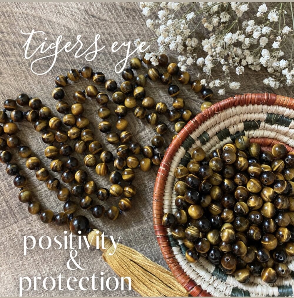 Tigers Eye DIY Mala Making Kit — Moksa Malas