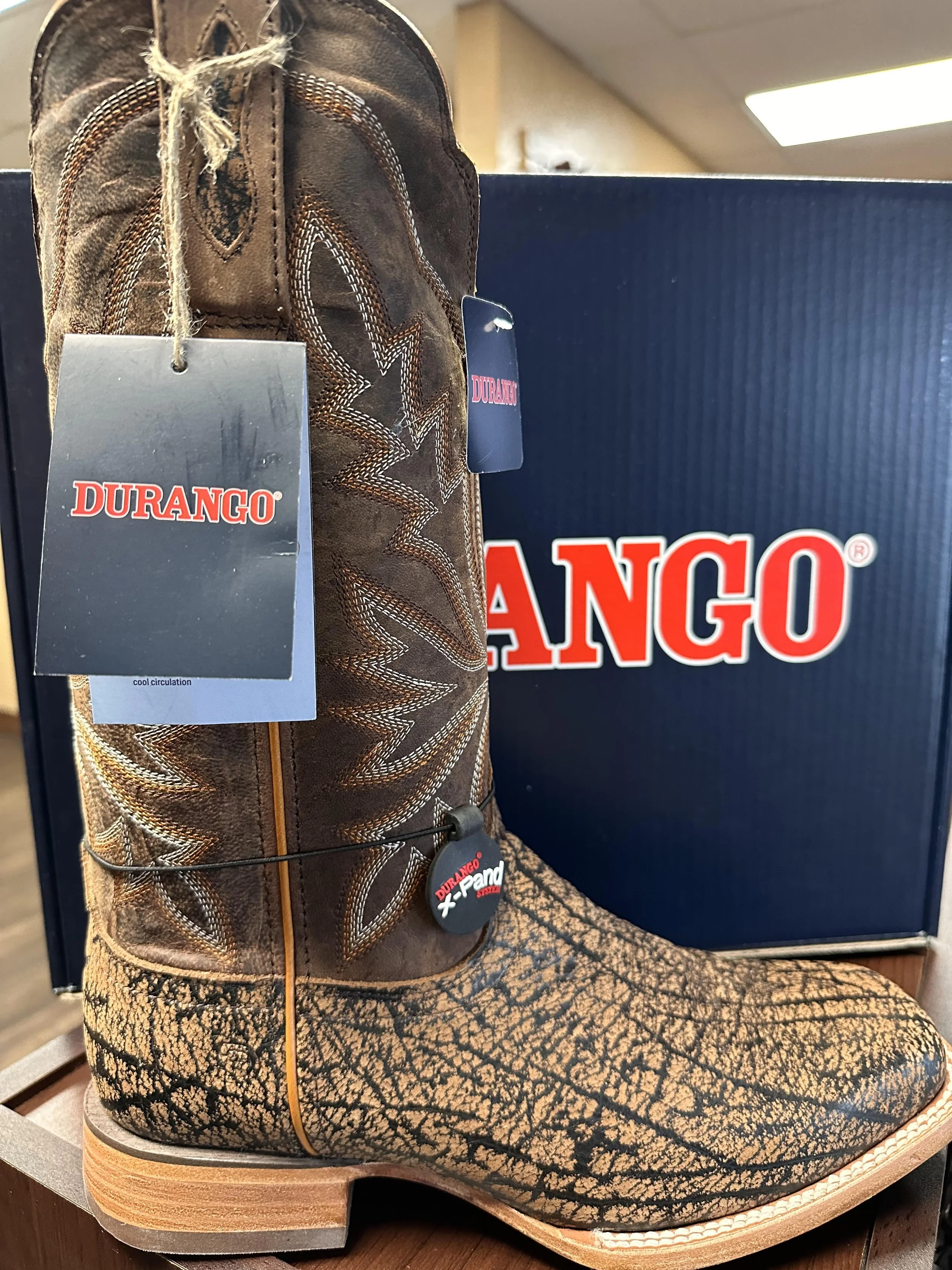 DURANGO® ARENA PRO EXOTICS™ SEPIA WESTERN BOOT — CoffmanTack