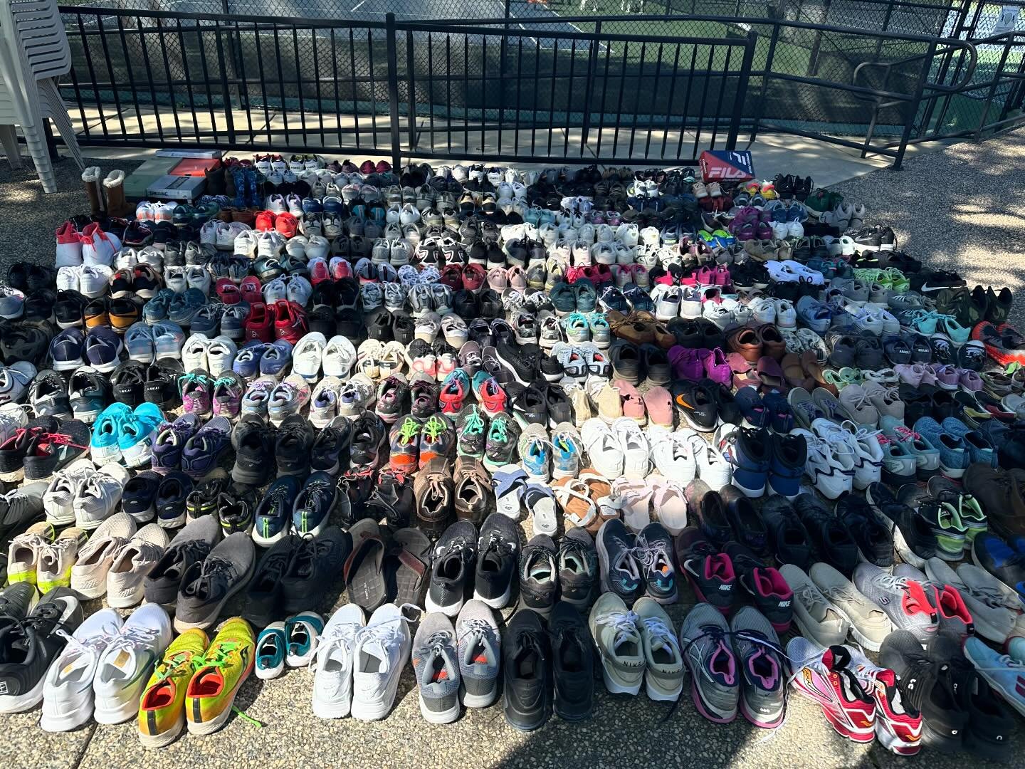 The generosity of our members never ceases to amaze us! You all helped us collect 300 pairs of shoes that will be shipped to help cover the feet of people in Honduras. That beats our number collected last year! Thank you for helping us accomplish thi