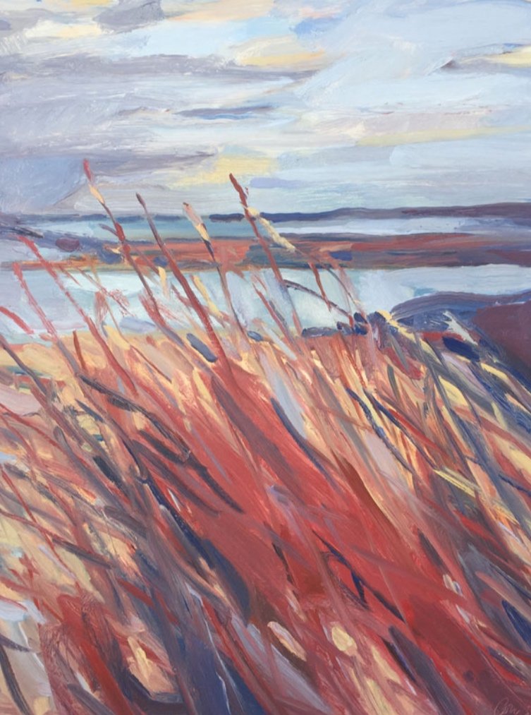 Red Bay Grasses, 36x48 oil on canvas