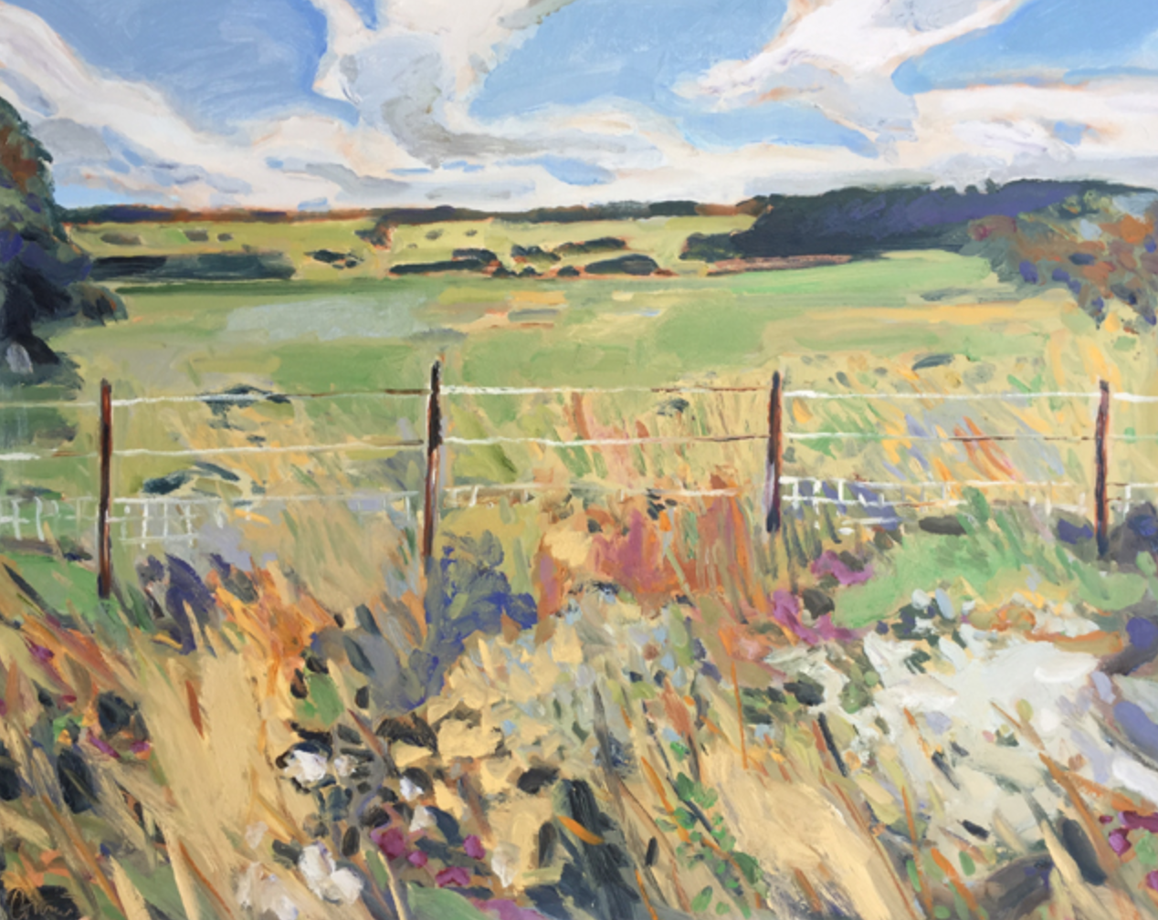 Green Pastures II, 60x48 oil on canvas