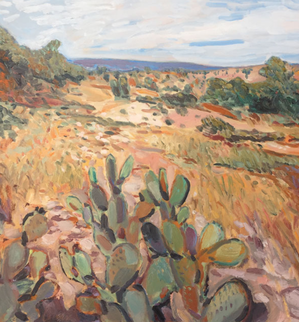 Rocky Trail, 48x48 oil on canvas