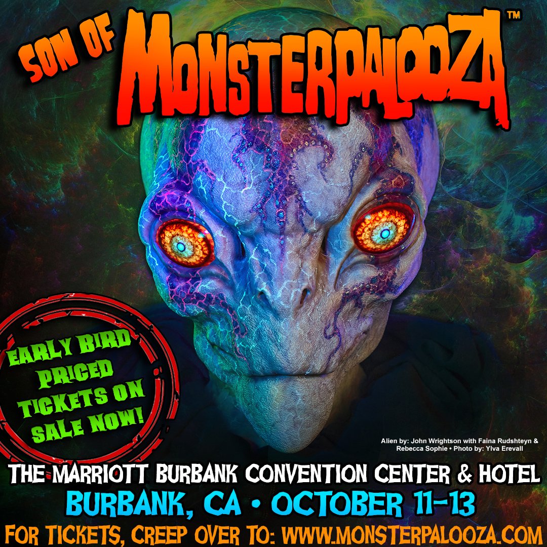 Son of Monsterpalooza RETURNS to The Marriott Burbank Convention Center & Hotel!